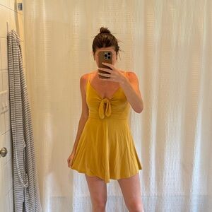 Pacsun (la hearts) Dress/romper xs yellow
